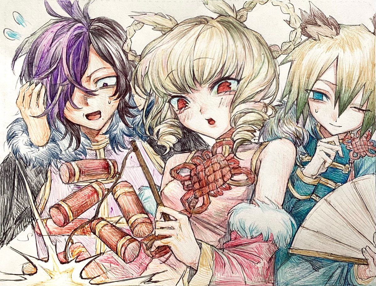 Geogra0130's tweet image. 新年快乐喲
#おしりたんてい
#KBU