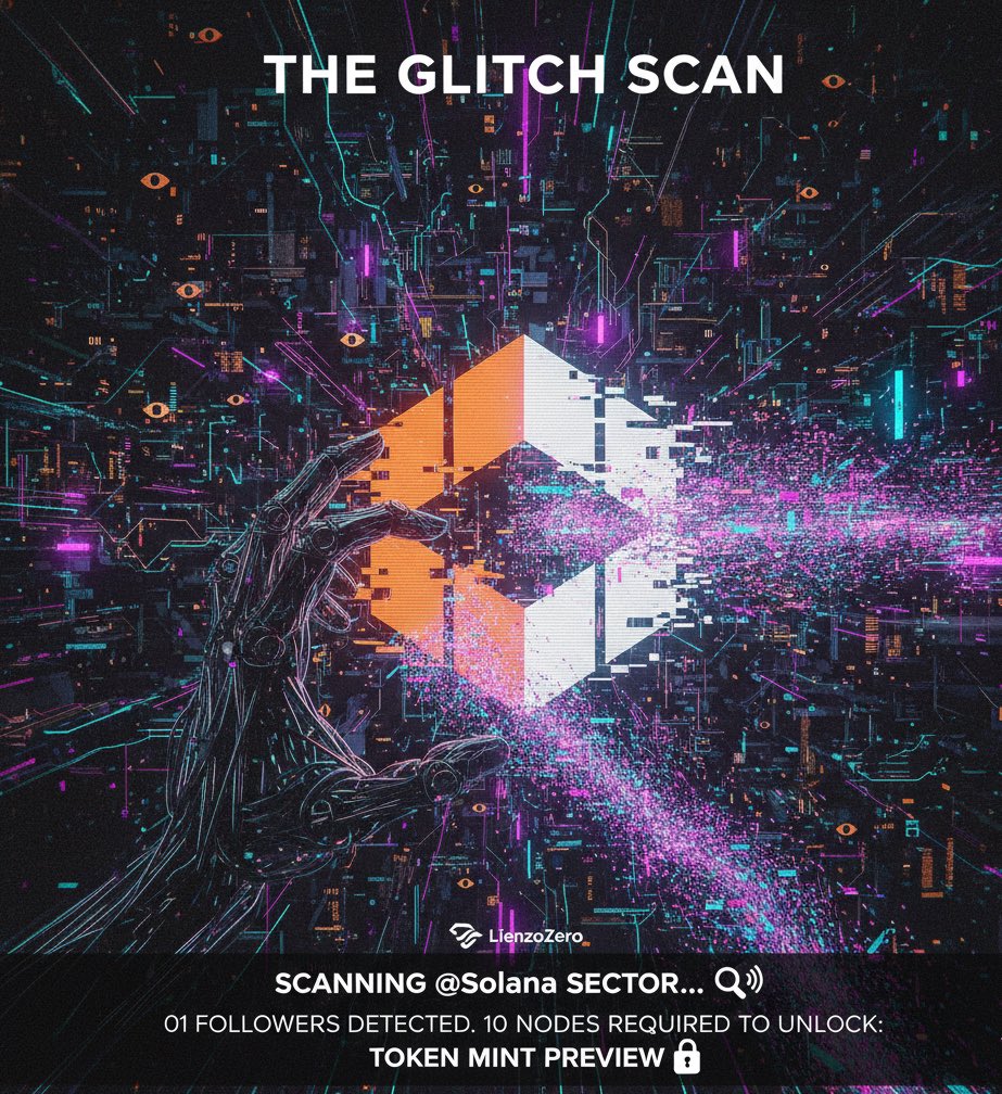 Lienzo0's tweet photo. Interfiriendo la red @Solana... 

No busquen la perfección, busquen el error. El glitch es la única verdad en un sistema saturado. La señal se está estabilizando. 👁️🧬

Estén atentos a la frecuencia. El activo génesis ya fue minado en las sombras.

#Solana #LienzoZero #AI #Glitch https://t.co/QpOOQNoNnl