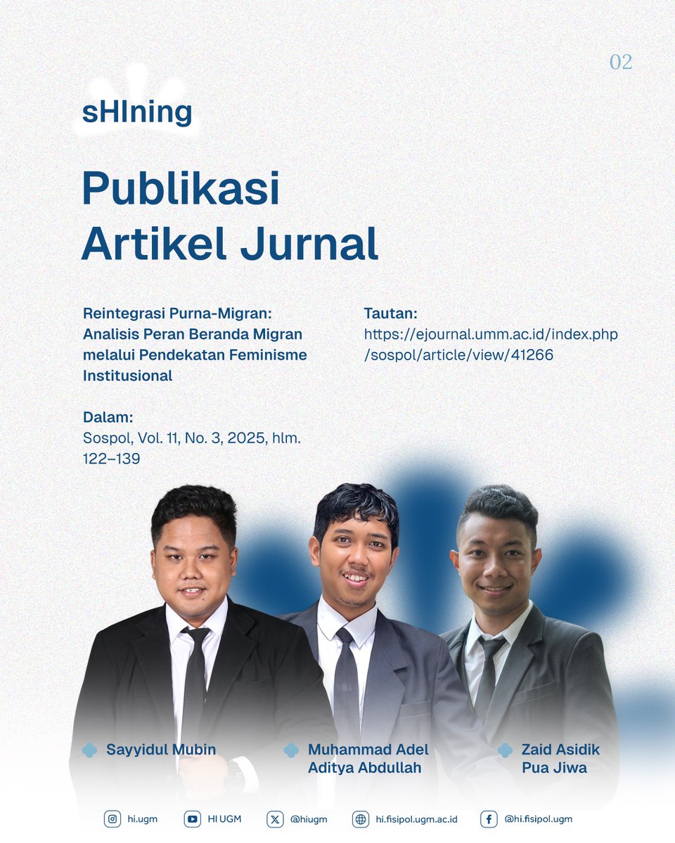 Departemen Ilmu Hubungan Internasional UGM tweet media