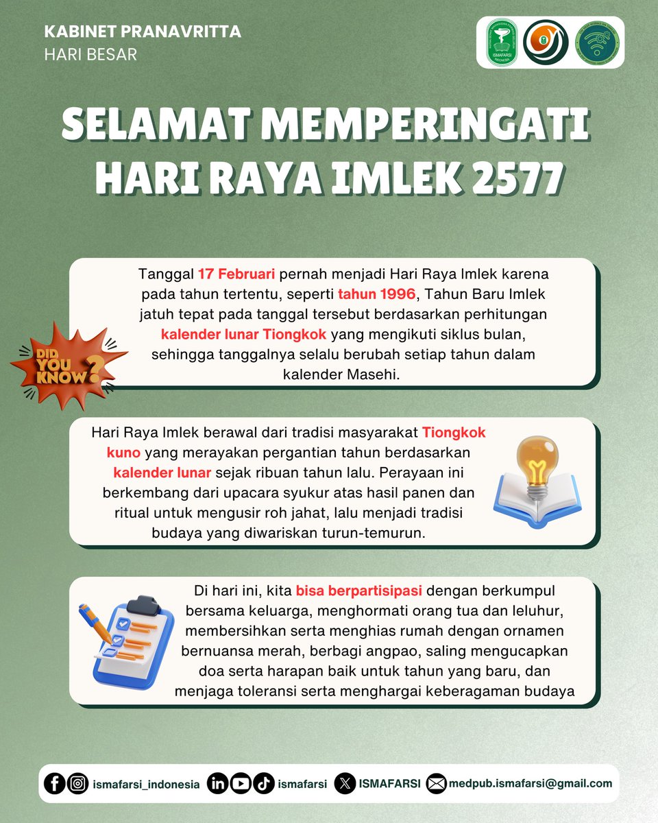 Ikatan Senat Mahasiswa Farmasi Seluruh Indonesia tweet media