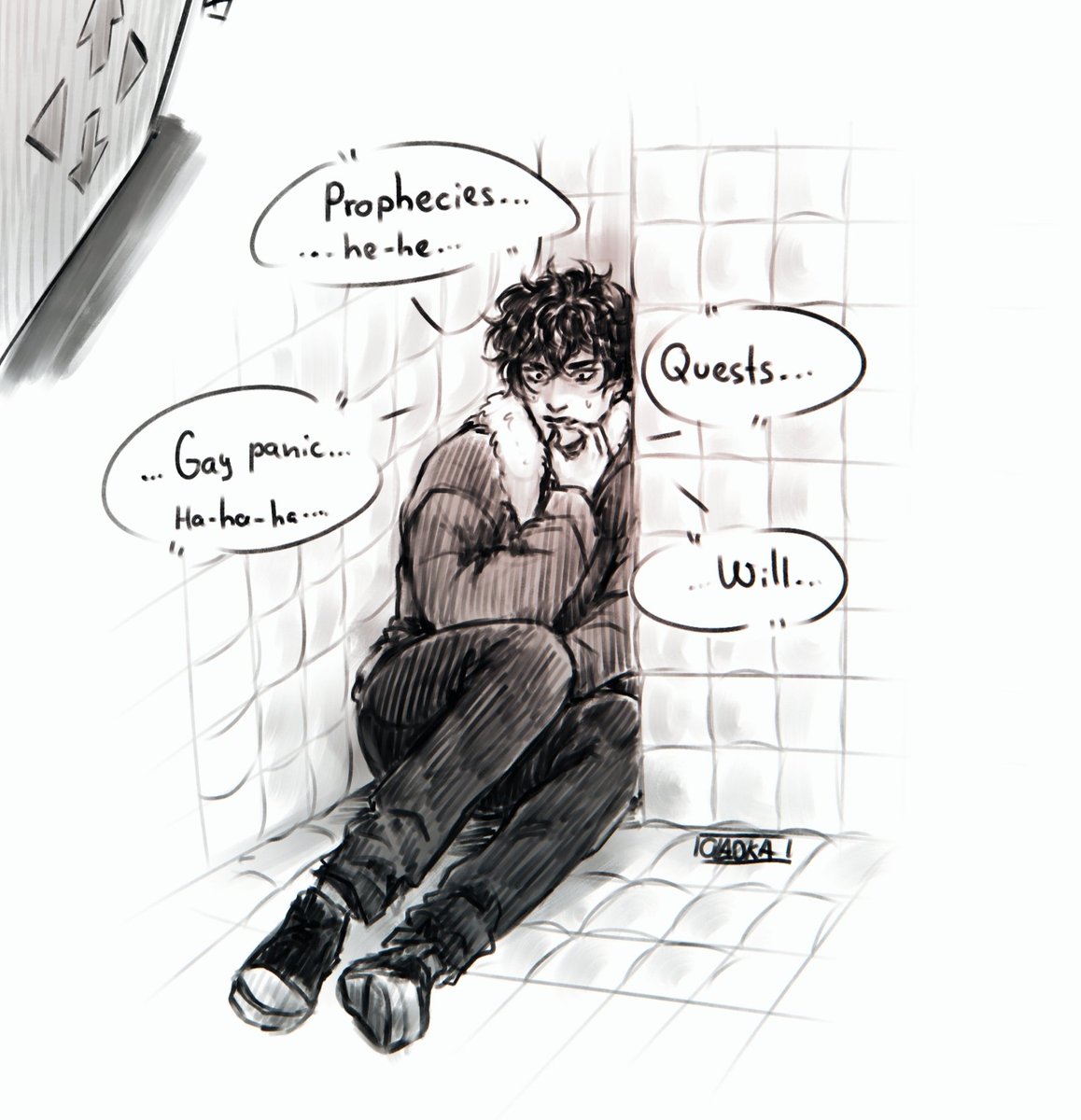 OladushekCos's tweet image. Nico with my favourite mental breakdown memes🌹

#nicodiangelo #pjo #PercyJackson