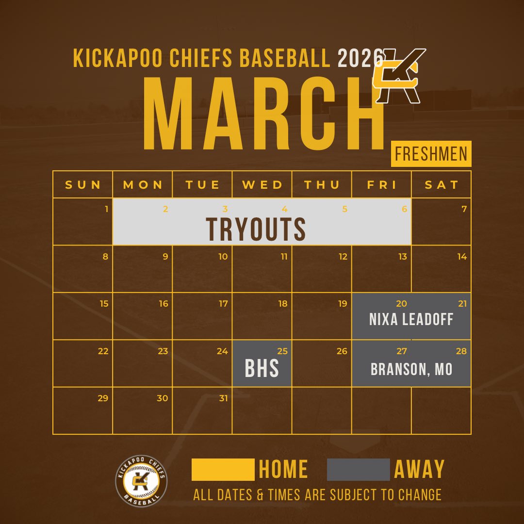 Kickapoo Baseball tweet media