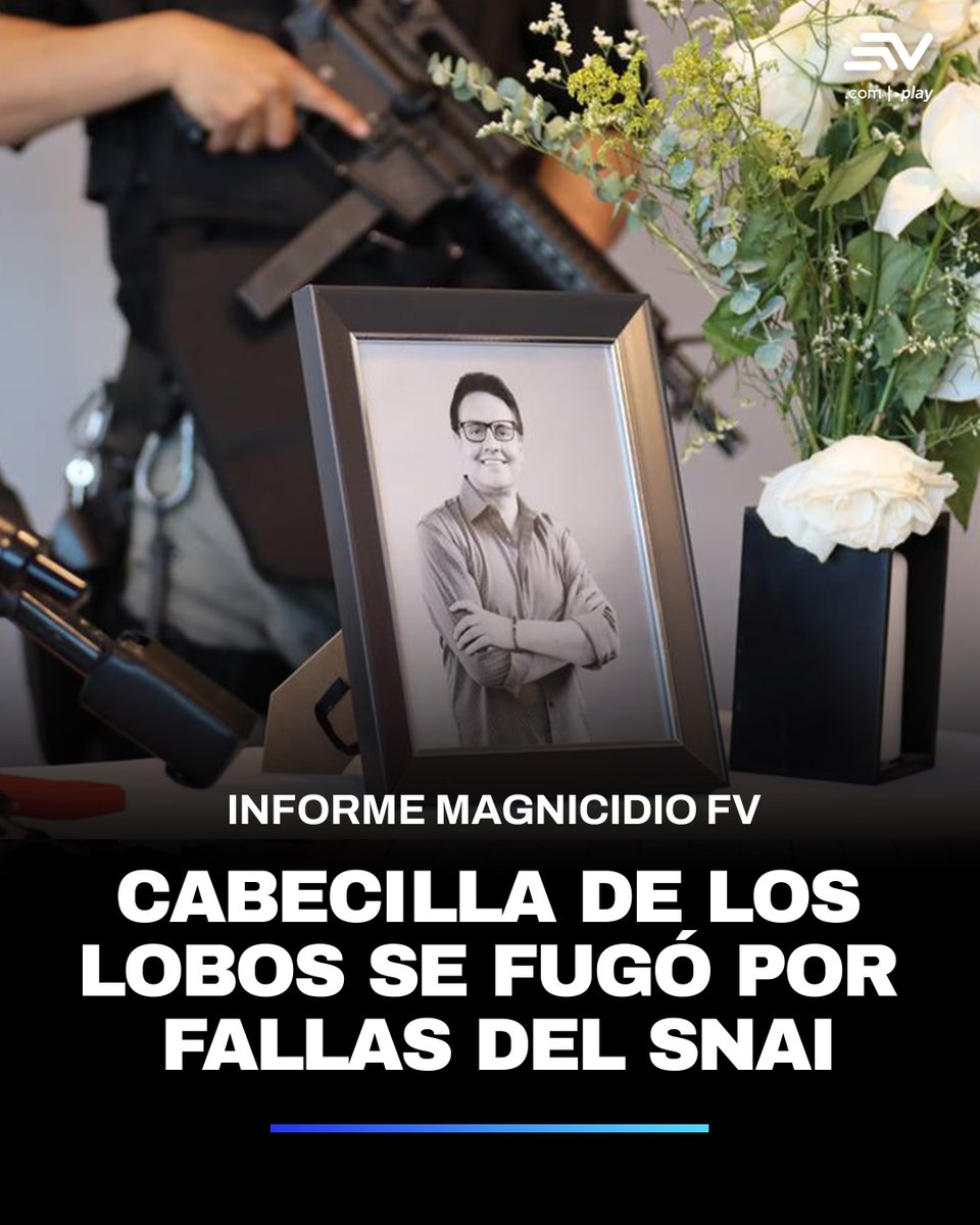 🚨 Uno de los vinculados es Ángel Esteban Aguilar, alias Lobo Menor, está prófugo y fue puesto en prelibertad en 2022 por el juez de garantías penitenciarias de Latacunga, Víctor Barahona. 📲 bit.ly/4tCQcOB