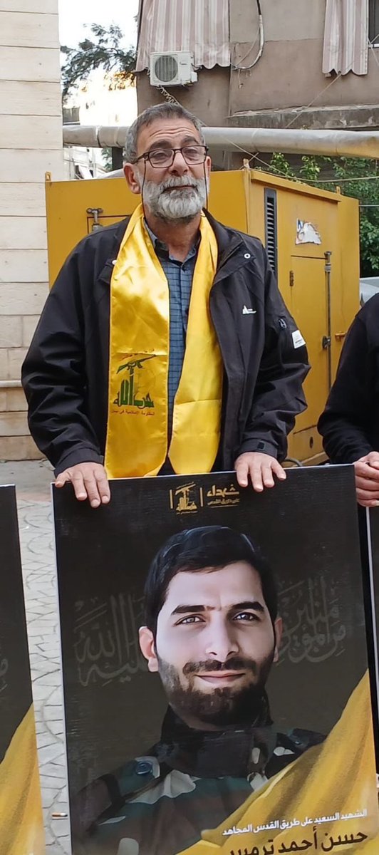 The world is silent so we must share their stories. 

Yesterday, in the town of southern Lebanese village of Tallusa, martyr Ahmad Tirmis (62 years old) was on a family visit. He sat with his wife in her brother’s home. The sound of a drone in the sky, then a second drone. He had