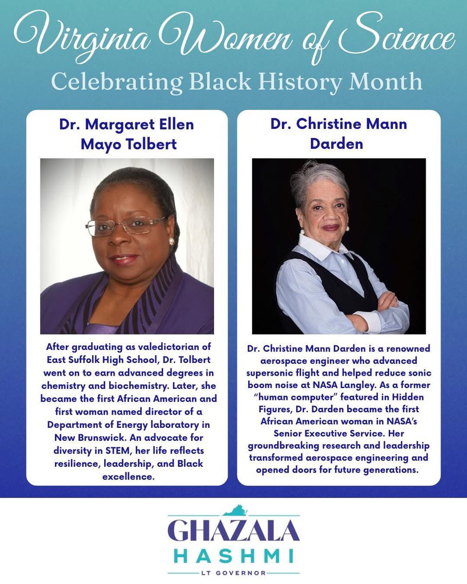 Lt. Governor Ghazala Hashmi tweet media