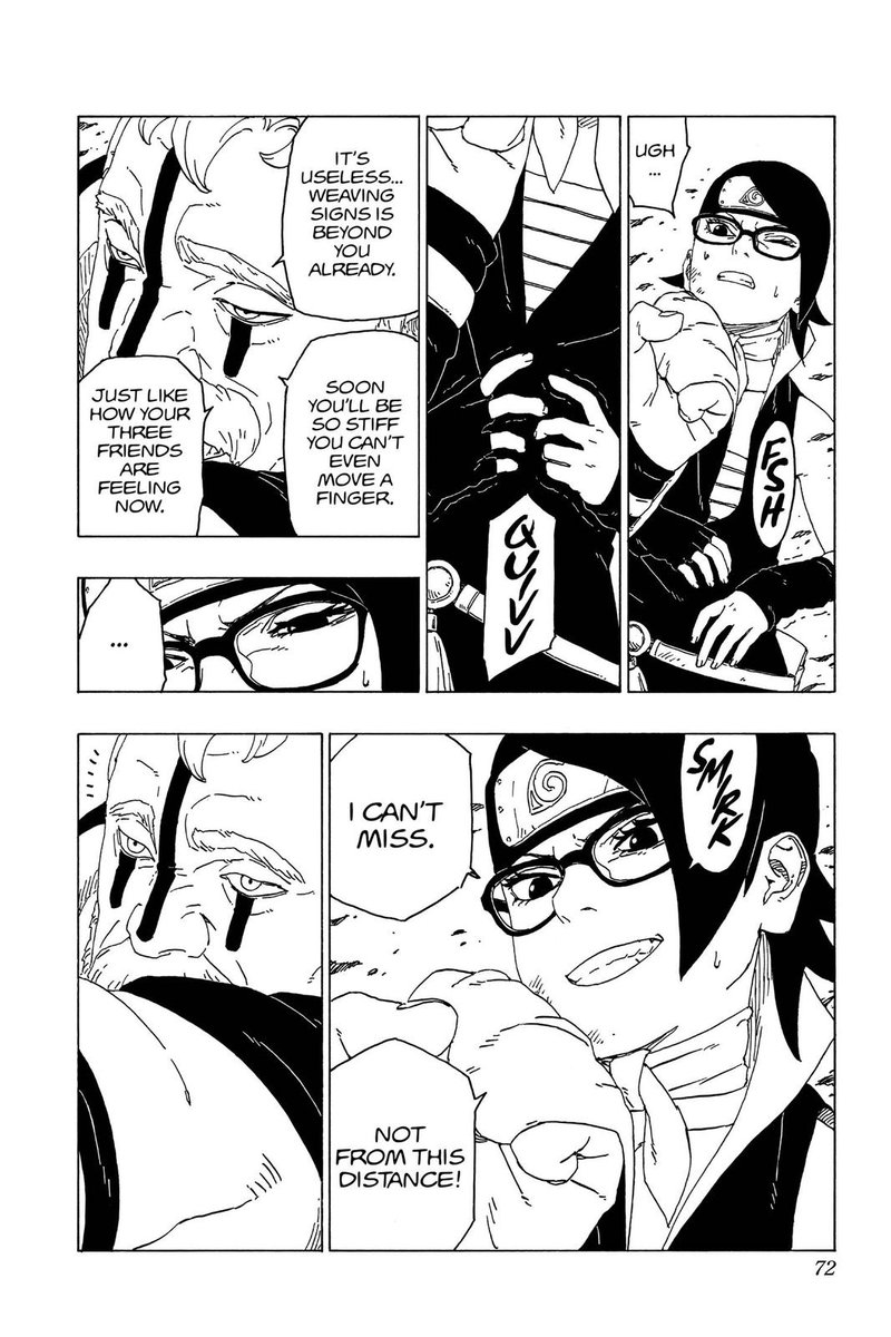 We need our leader and strategist Sarada back in action. Just give her a chance to show how fully capable she is and how her analytical vision continues to evolve. 

— We trust you, Ike.👊🏻

#saradauchiha