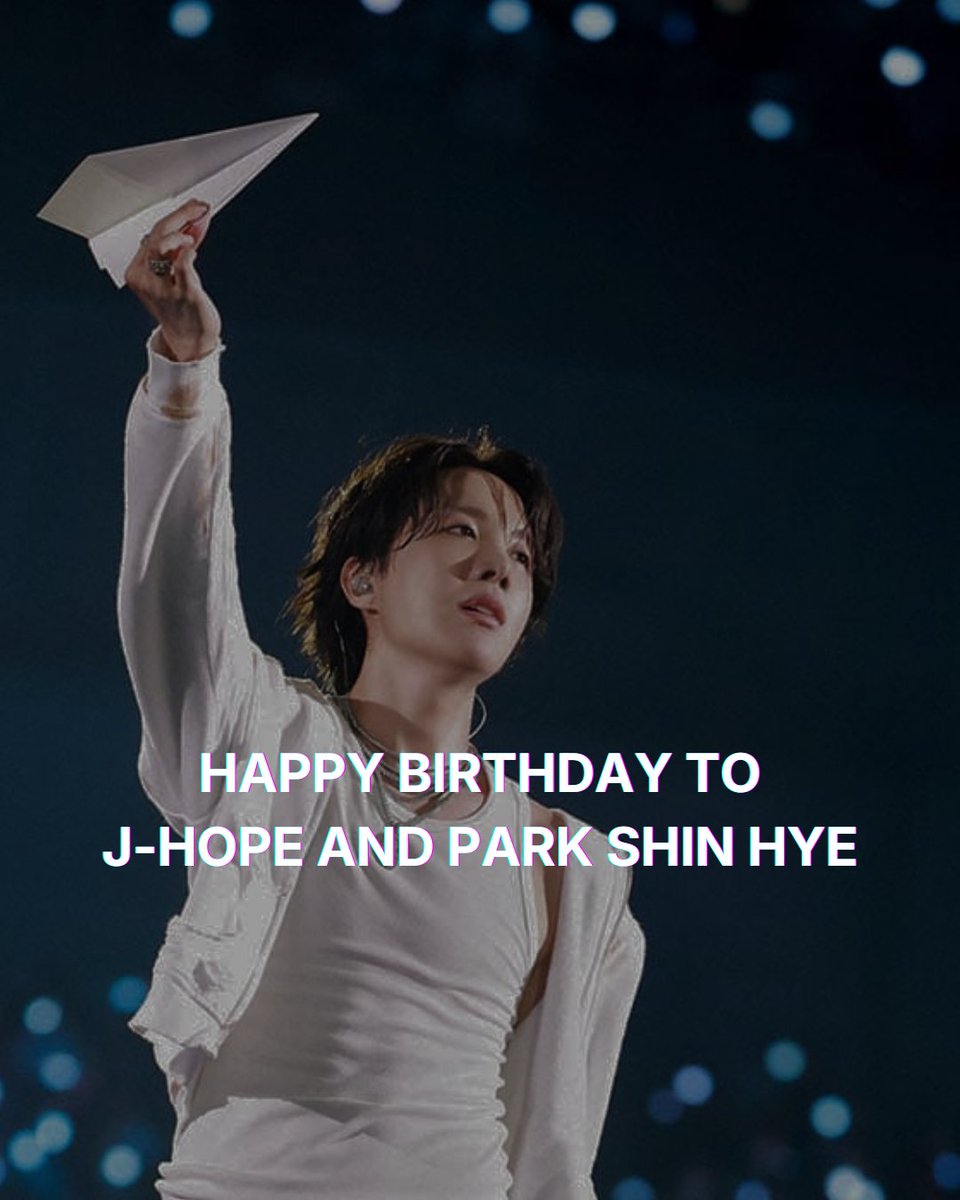 zapzee_net's tweet photo. Happy Birthday to #BTS J-Hope and actress #ParkShinHye! How will you celebrate? Let's wish them the very best! https://t.co/HAmzEjpu5v