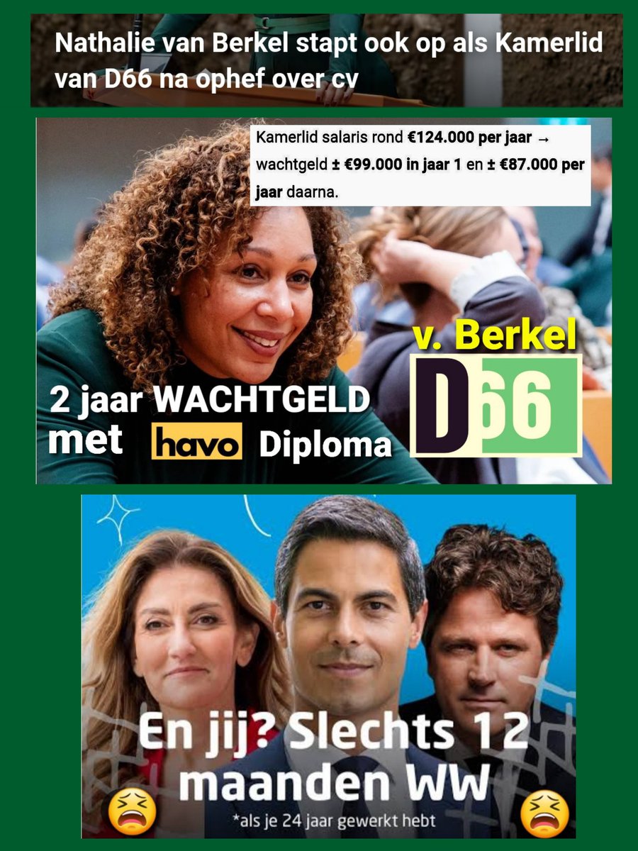 Het failliet van Rob Jetten en #D66.
#nieuweverkiezingen #tweedekamer