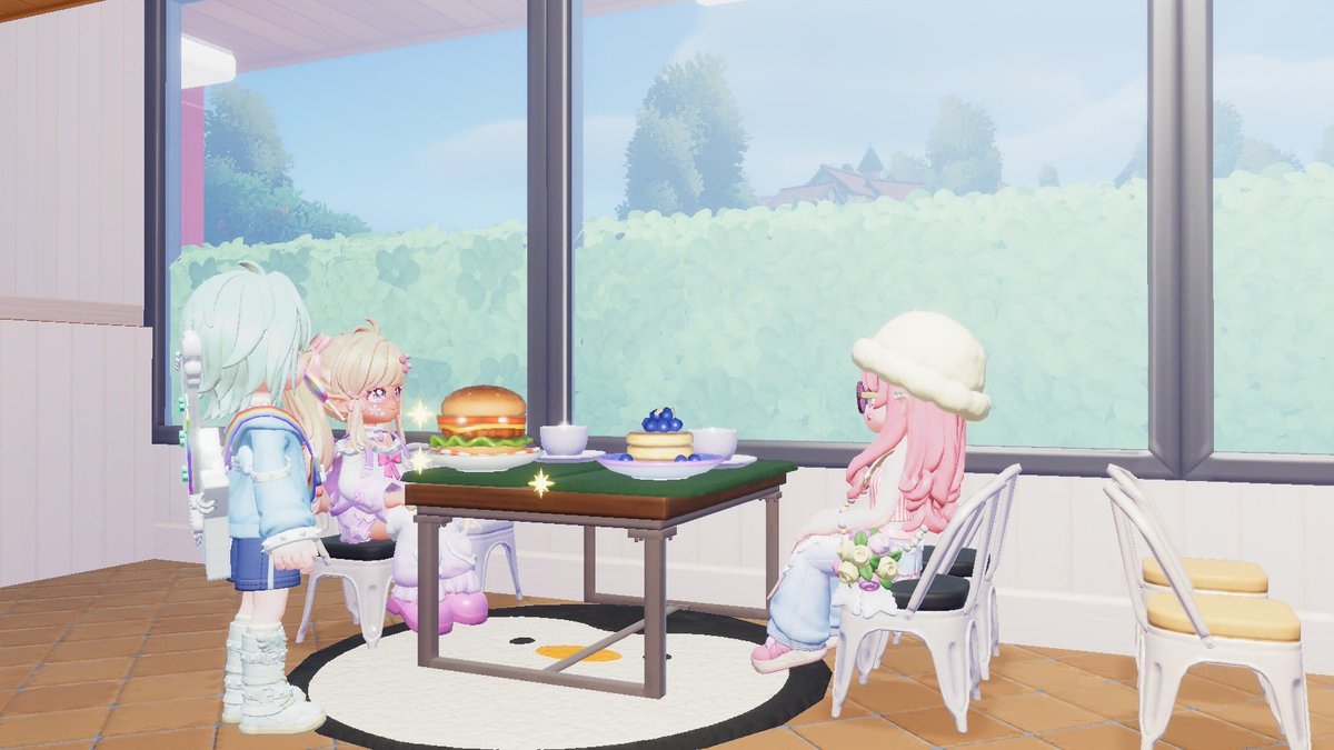 マクドナルド発見したから
仲良いフレさんと朝マックしてきた🍟
(ねえみんな建築凄すぎない？)

#ハートピアスローライフ 
#ハートピアスローライフ写真部