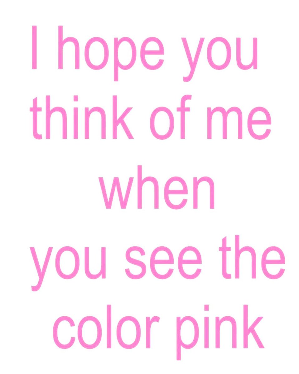 PINK PINK PINK