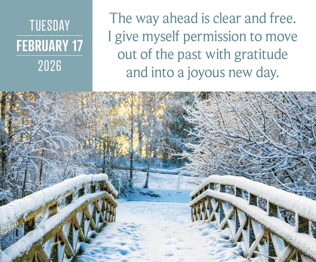 El camino por delante es claro y libre. Me permito dejar atrás el pasado con gratitud y entrar en un nuevo y feliz día.
#LouiseHay