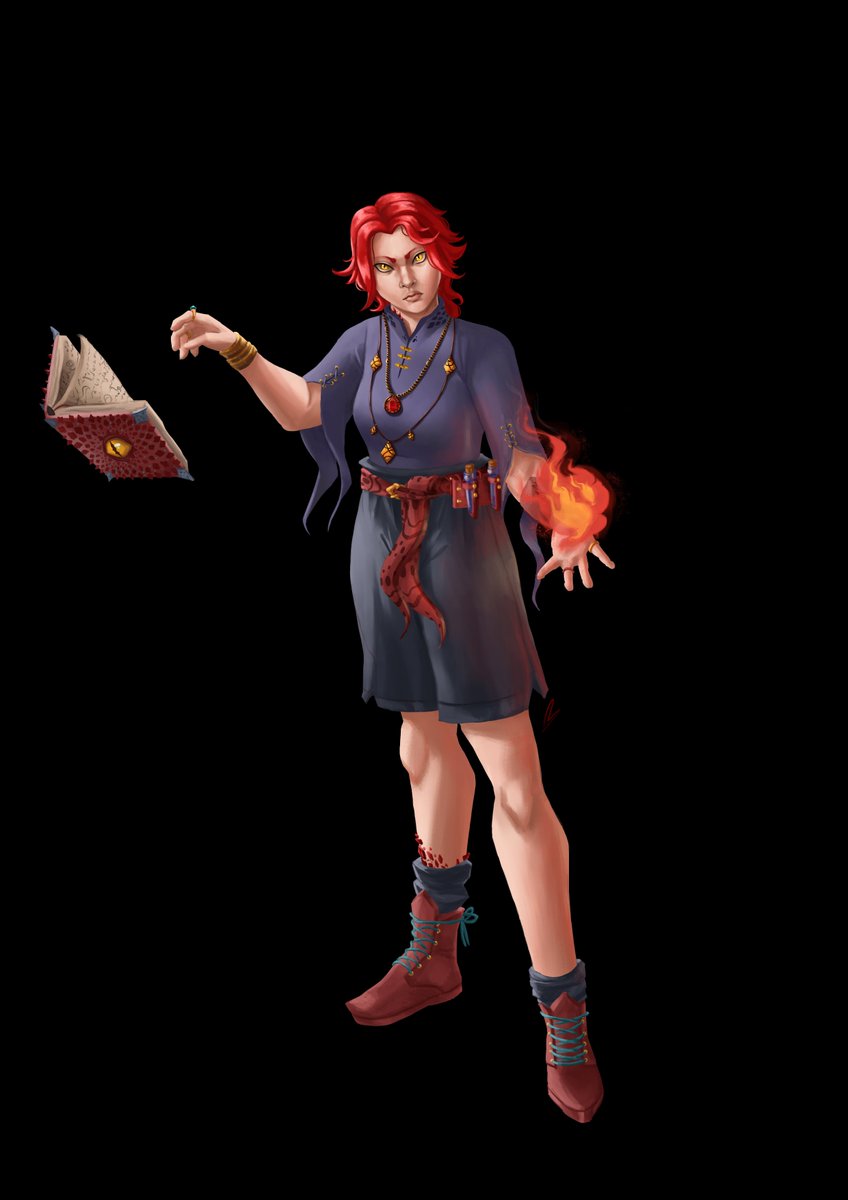 a character for a project I'm working on 

also I have some slots open for commission

#commissionsopen