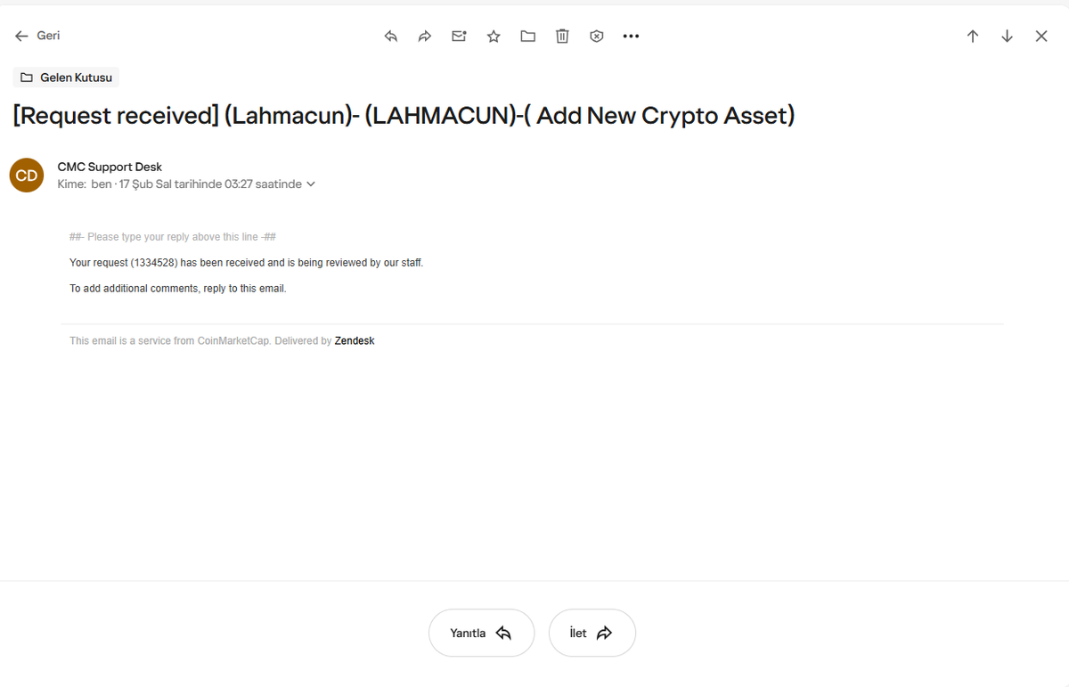 Our CMC application has been processed... Step by step towards all exchanges.#Crypto #Altcoin #Gem #100x #1000x #Bullish #Moon #ToTheMoon #NextGem #CryptoGems #EarlyGem #DeFiGem