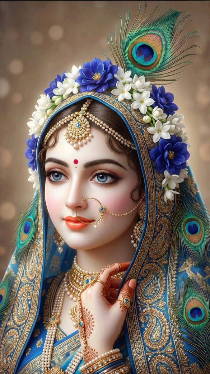 🙏🌷🌹मां राधे जी की कृपा ❤️❣️ दृष्टि छत्रछाया 🪷🚩आशीर्वाद सुख 🦋🪔समृद्धि यश धन वैभव 🔔🦋और सुख-शांति की 💘♥️ कृपा दृष्टि छत्रछाया ☘️🐚हम सभी भक्तों के🦚🪈 उपर बनाए रखें 🙏 जय माता रानी जी 🙏🌷🌹