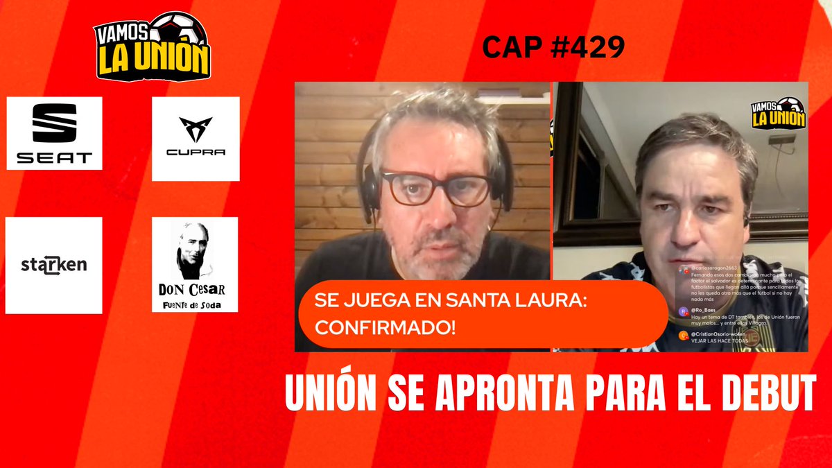 Se nos viene el debut en el torneo nacional y lo comentamos con <a href="/Flopezsm10/">Flopezsm10</a> y <a href="/jpromano/">Juan Pablo Roman</a> y los hinchas en el chat! Link y nos vemos el jueves en la previa ante San Luis! youtube.com/watch?v=7o99Jj…