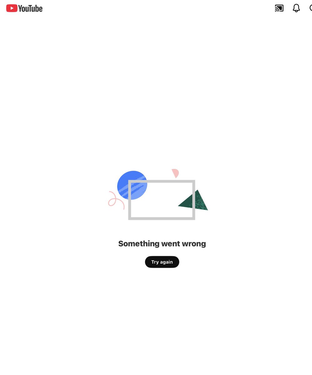 Se cayó YouTube? 🤦🏻‍♀️#YouTube #YouTubeDOWN