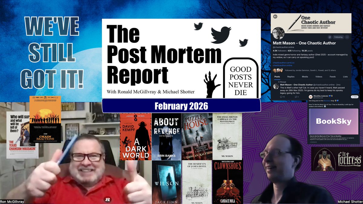 The Post Mortem Report tweet media