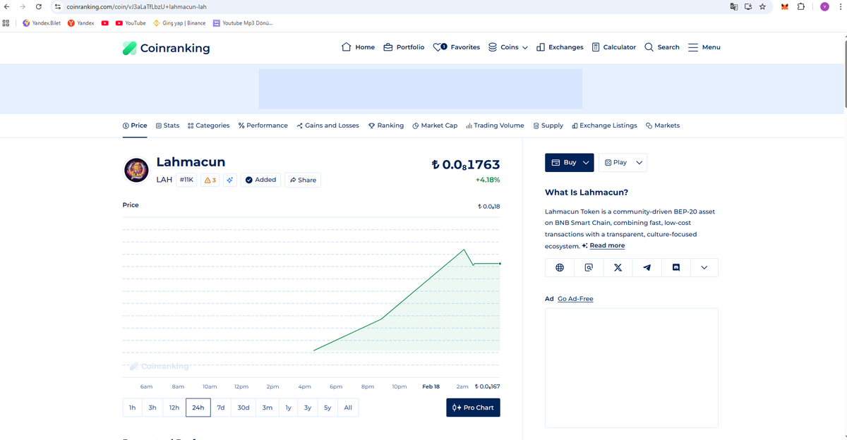 We are listed on COIN RANKING.#BullRun2026 #Altcoins #CryptoCommunity #Gem #100xgem