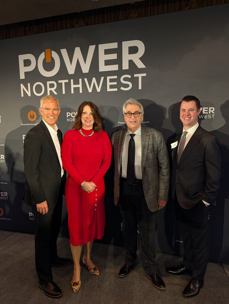 LawlessTracy's tweet photo. The @KLGates Pennsylvania team was excited to join over 300 business, academic, &amp; elected leaders to launch Power Northwest. Today 10 northwestern Pennsylvania counties came together to focus on econ dev &amp; promote biz  in #energy #defense #technology  https://t.co/ssnLzhx5QJ https://t.co/zFiTqd1kCF