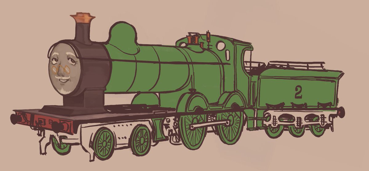 lwk thought i was smart and different for making him green but now he just lookin like an old victor tanzig 😭😭😭