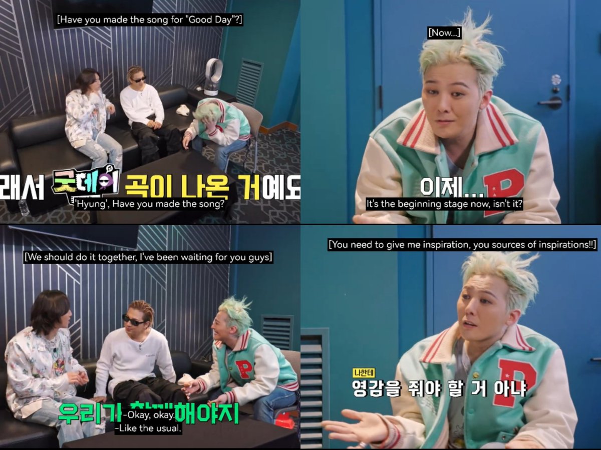 Isn’t it amazing that, at the end of the day, Jiyong still turns to his members for guidance and support? That he still go back to the people who know him best and draw inspiration from them. There’s something so grounding and beautiful about that. This is my home everyone.