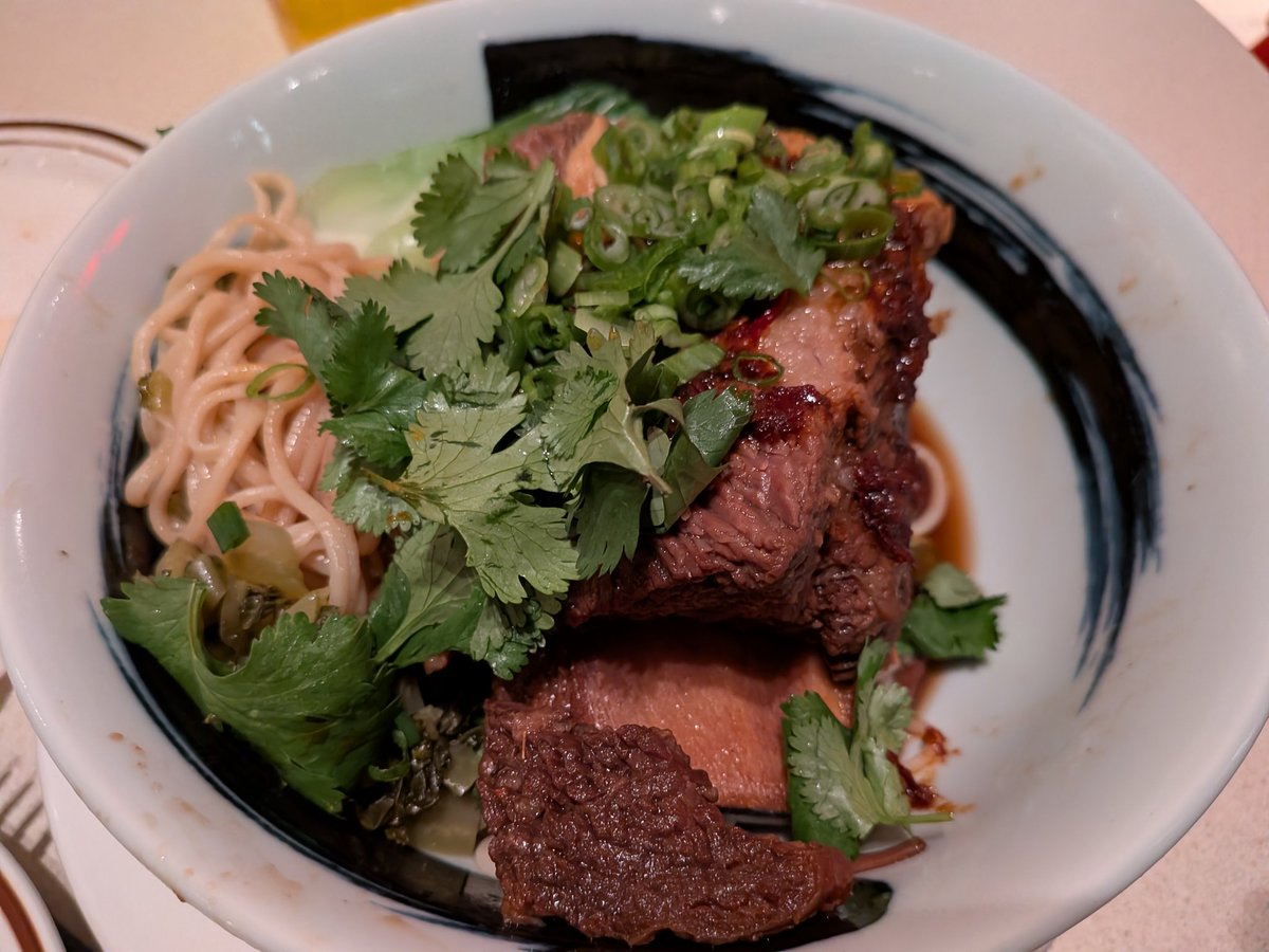 Beef short rib Northern Chinese hand pulled noodles, Rulin