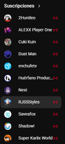 todo el mundo se puso a hacer directo y que se cae youtube o no se