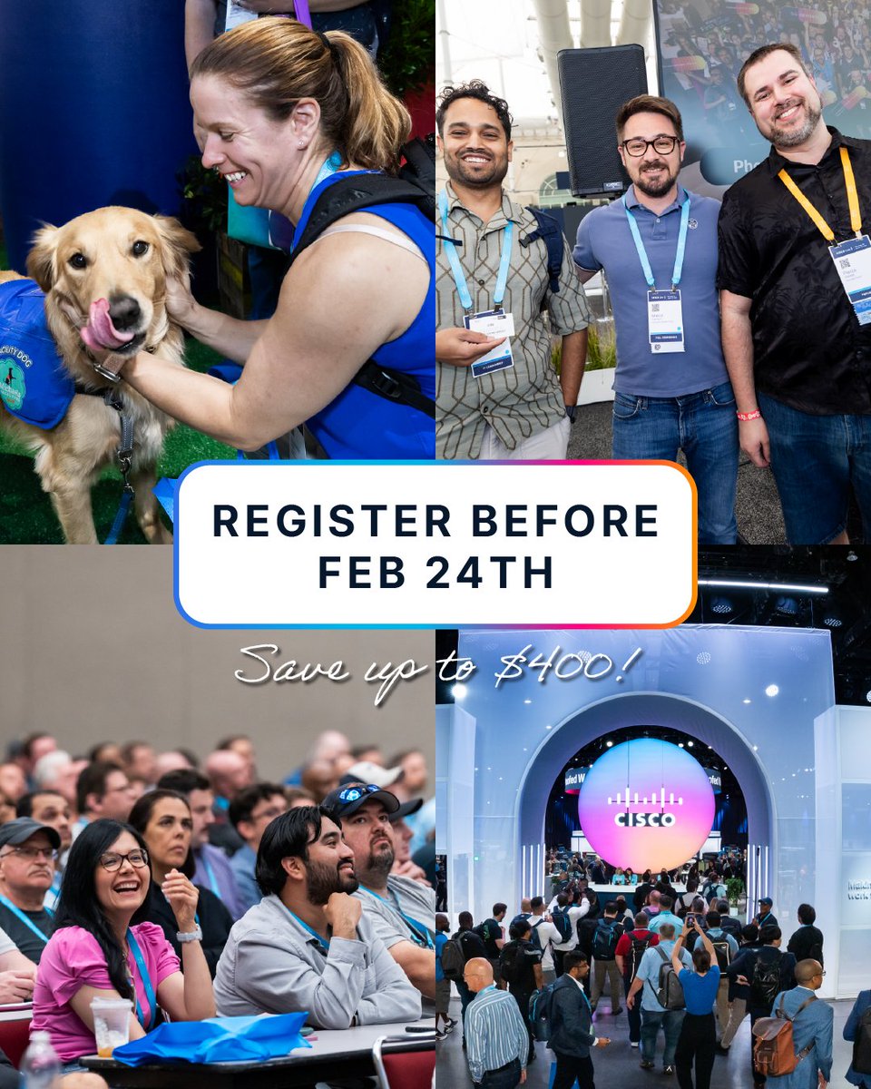 CiscoLive tweet media