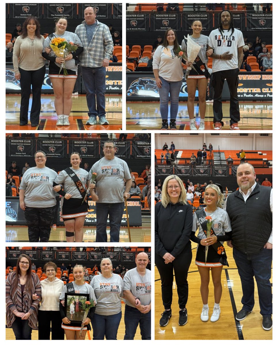 UTHSCheer's tweet photo. Seniors, we are so proud of you! You’ve left your mark on our cheer program and we’ll miss your leadership next year! 🧡🐾 https://t.co/1xo46SL3SM