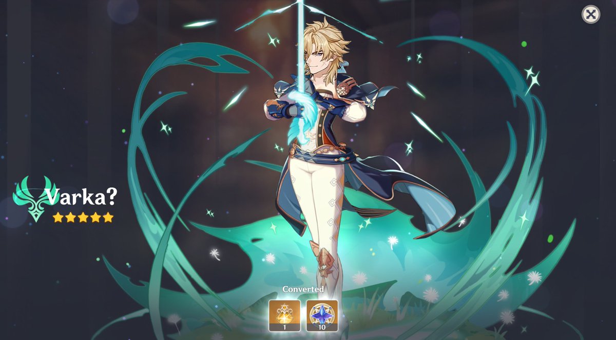 Finally got my Blonde Anemo 5 Star and Grandmaster of The Knights!!!

.....

What do you mean my Varka looks weird? 

(78 Pity Btw 🙃.... BACK TO EXPLORATION I GUESS! XD)

#Varka #GenshinImpact