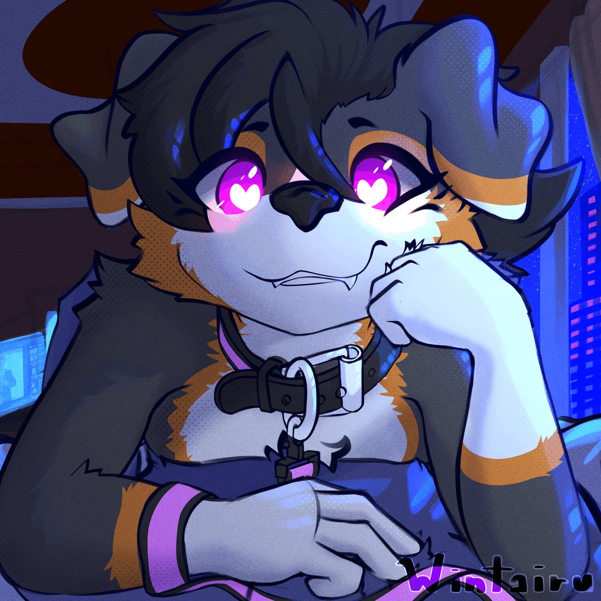 Wintairu's tweet photo. Uh oh, hes got you, what you do :<

Waaa. Been awhile y'alls I am here to drop another art and then I Will vanish.. till next time uwu

PS. He bites https://t.co/MbFeyxj7Ef