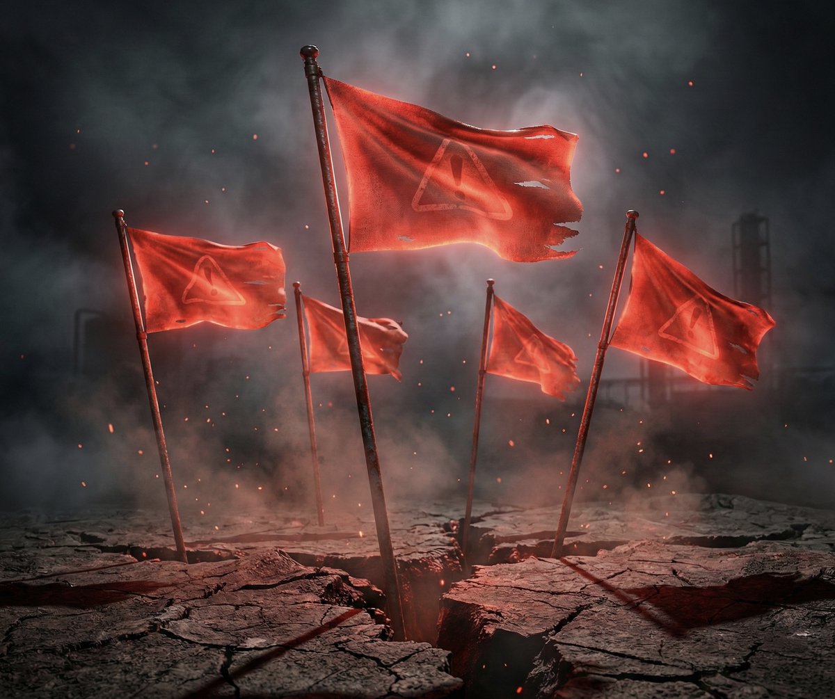 credible0x's tweet image. 5 red flags to watch for in token launches:

🚩 No public roadmap  
🚩 Vague tokenomics  
🚩 100% upfront funding  
🚩No accountability mechanism

Smart investors know what to avoid. Be smart.