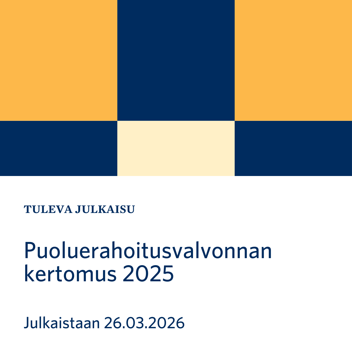 VTV_fi's tweet photo. Julkaisemme viikon päästä vuosittaisen kertomuksemme puoluerahoituksesta ja sen valvonnasta.

🔗Lisätietoja raportista: https://t.co/3wI9xzfqiK

🔎Katso kaikki tulevat raportit: https://t.co/pmK9jeQ8K4 https://t.co/w3yPnAyDso
