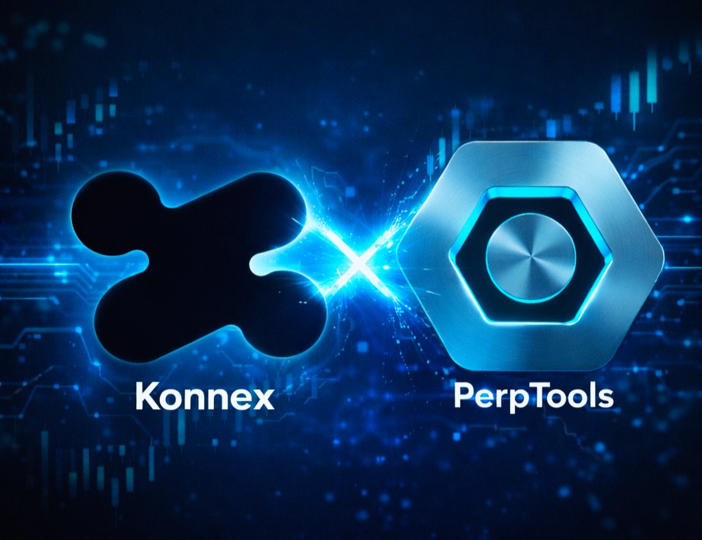 Konnex collaboration with Perptools 

This collaboration opens up new opportunities between decentralized AI &amp; robot economy with advanced perpetual trading analytics.

<a href="/konnex_world/">Konnex</a>  focuses on Robot-to-Robot Contracts &amp; on-chain micro-economies
while <a href="/perptools/">PERPTools</a>  provides