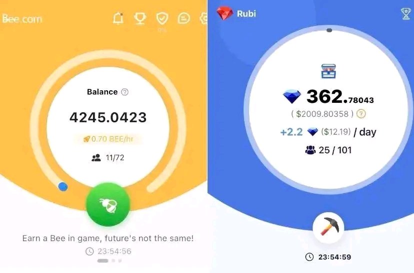 ATestnet9's tweet photo. Between these two projects 

$BEE 🐝 = Repost 🔃
$RUBI = Like ♥️

Which one are you more bullish on? https://t.co/xtoLTH9s8U