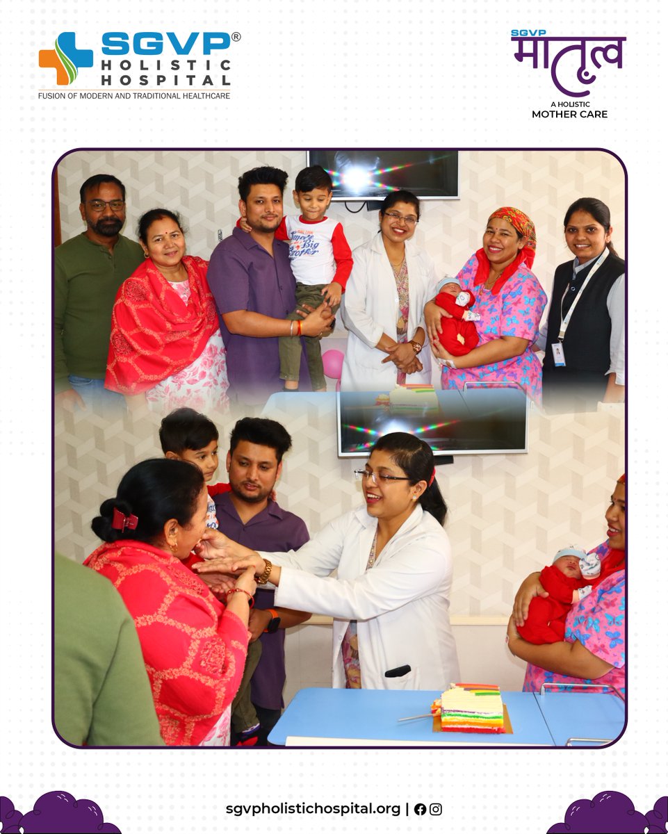 Welcome to the world, little one. 👶✨
A tiny heartbeat, a precious arrival, and a beautiful new chapter begins. We are delighted to share the joy of welcoming this bundle of happiness at SGVP Holistic Hospital.
#WelcomeLittleOne #NewBornBaby #SafeDelivery #SGVPHolisticHospital