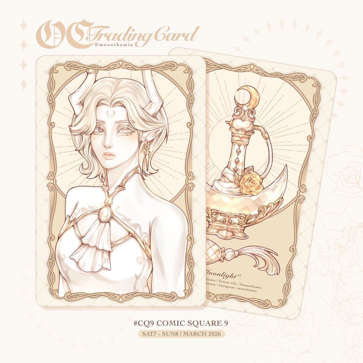 เดินแลก 2 วันเลยค่ะ ✨ เพิ่งแลกเป็นครั้งแรก ใครสนใจมาแลกกันได้นะคะ 🥹🙏💛 
#OCTradingCardTH #CQ9 #Comicsquare9