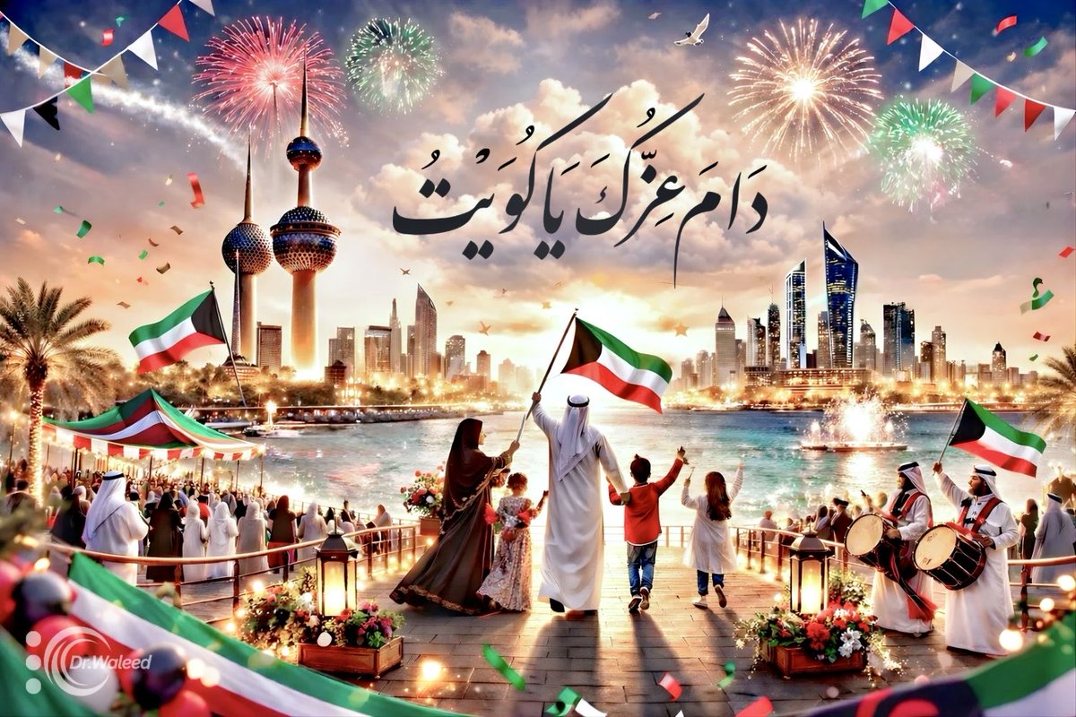 يا دارنا يا دارْ
يا منبتَ الأحرارْ
🇰🇼
يا نجمةً للسنا
على جبين المنى
السحرُ لما دنا
غنى لها الأشعارْ
🇰🇼
يا دارنا يا دارْ
يا منبت الأحرار
🇰🇼
التبرُ في برِّها
والدرُّ في بحرها
والحب في صدرها
نبع من الإيثار
🇰🇼

youtu.be/5LqUiEwrvlY?si…

❤️

#العيد_الوطني_الكويتي 65
#يوم_التحرير 35