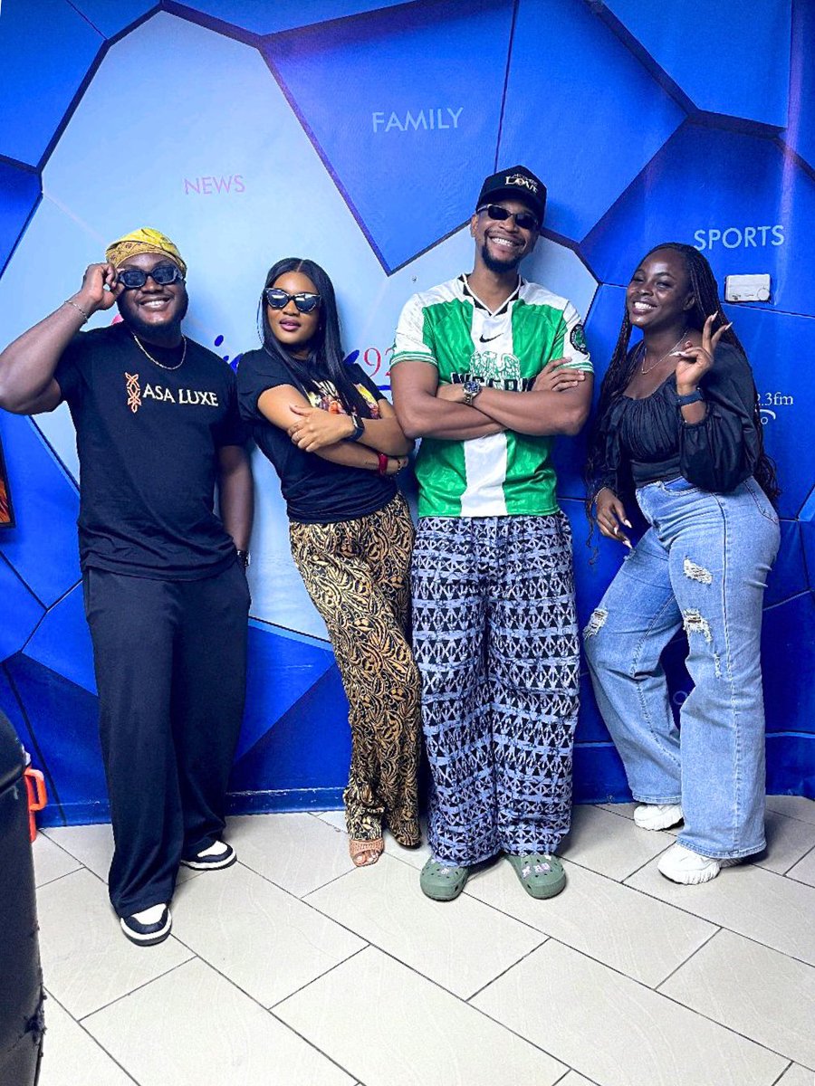 IFM923's tweet photo. We had a great time in the studio with Olumide Oworu and Noray, as we discussed all about their acting careers and their roles in the movie, 'Mother's Love'
#olumideoworu #noray #motherslove #movie #YourNo1FamilyRadio https://t.co/Mubcxz2FCN
