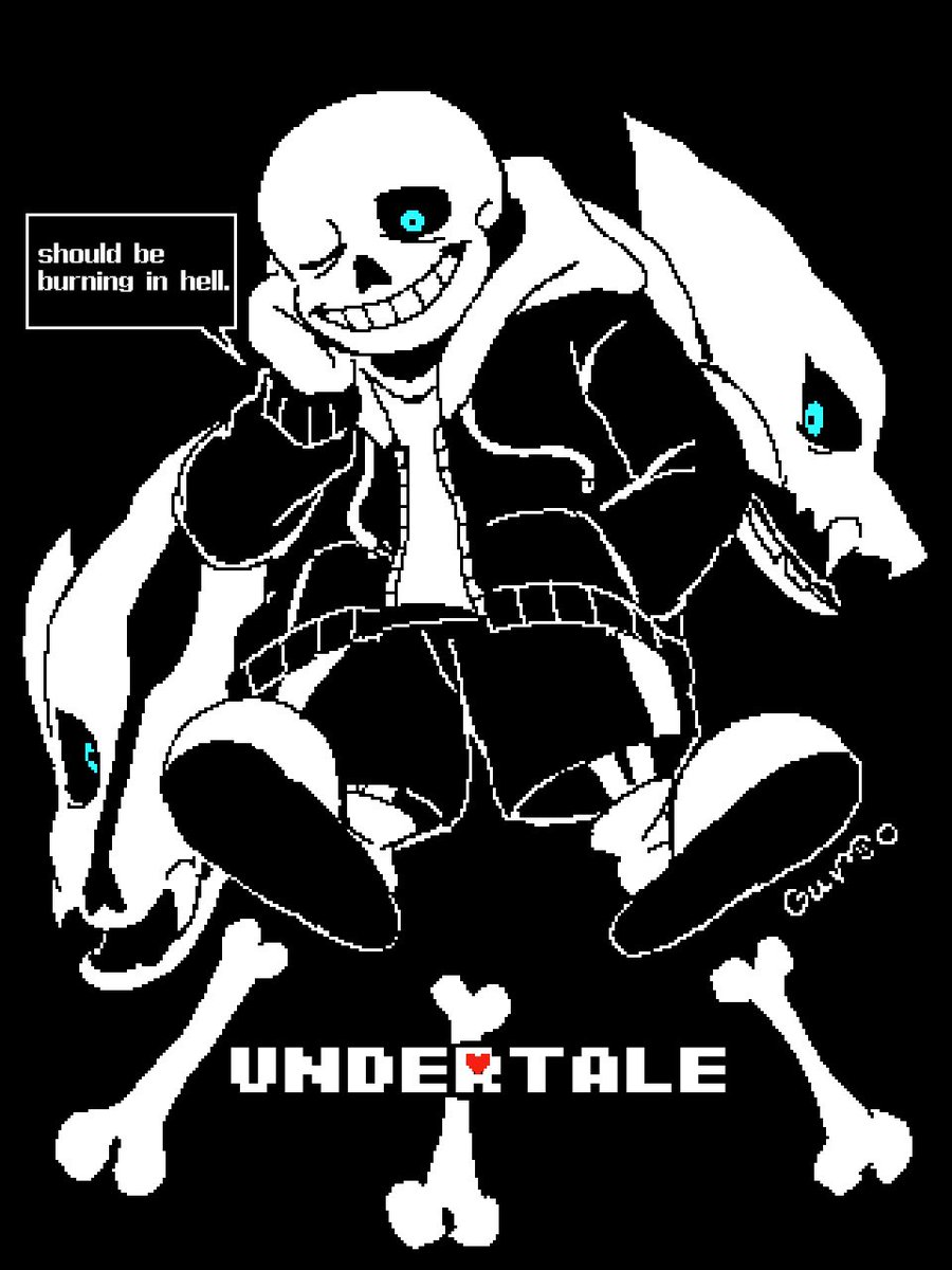#undertale  💙🦴