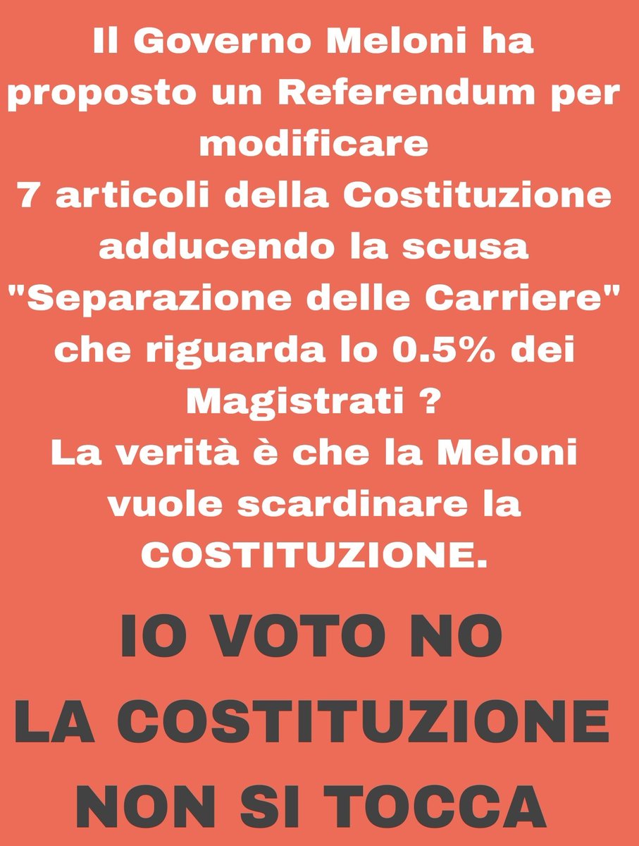 Emyx5S's tweet photo. @Newprompt @lucianapeara #IoVotoNo
#SempreNo
#SoltantoNo https://t.co/go7QCDgMJV