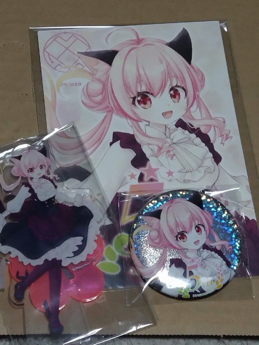 ato_from's tweet photo. #みあにゃま
グッズ届きました〜。
あらためて、5周年おめでとうございます。 https://t.co/T8lvJzwIuE