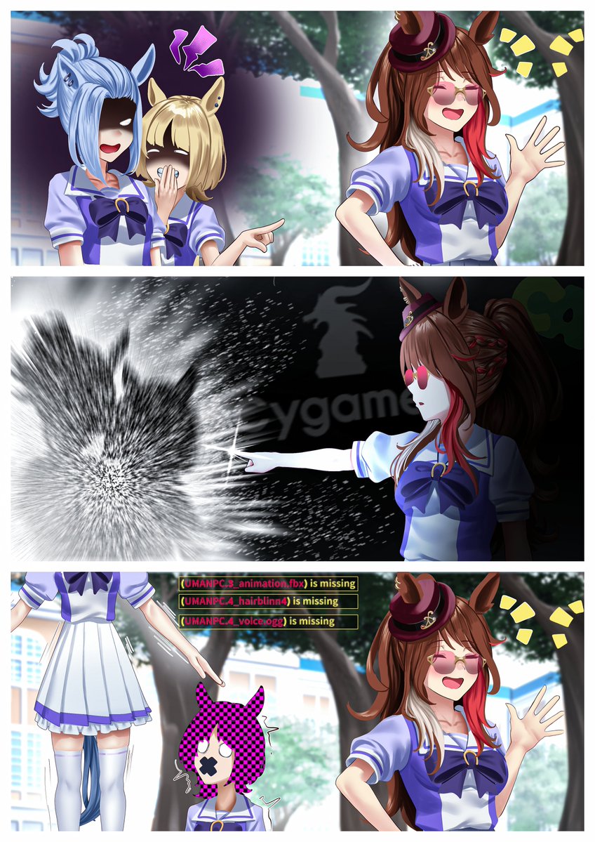 Forever young, using admin power from her IRL owner.
(her IRL owner own CyberAgent)
#umamusume #ウマ娘