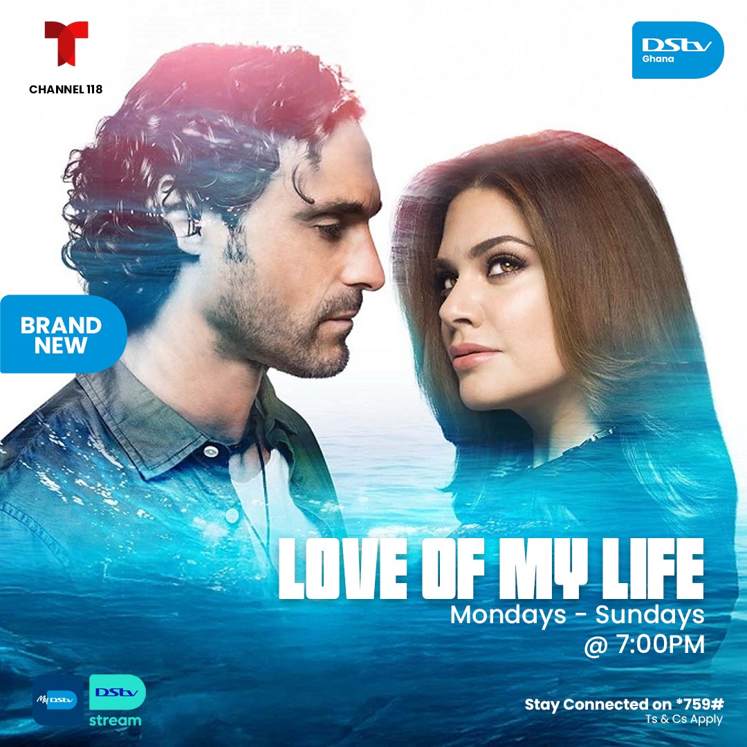 DStv_Ghana's tweet image. Love. Lies. Secrets. 👀
One decision could change everything.
Don’t miss the brand new telenovela Love of My Life — showing Mondays to Sundays at 7:00PM on Telemundo, CH. 118. Also available on #DStvStream, download the App and stream on the go!
