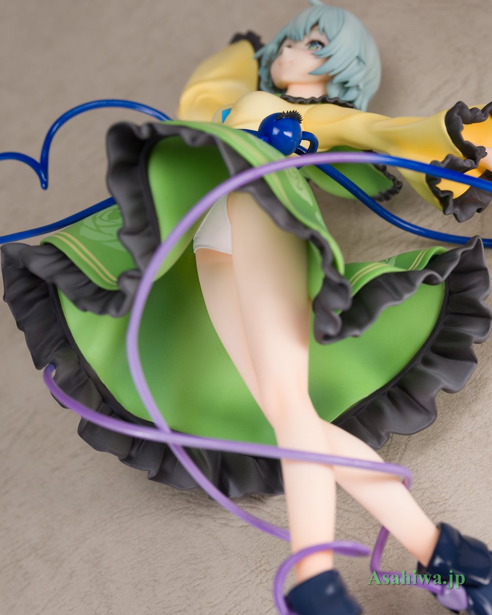 Asahiwajp's tweet photo. 無意識。アリスグリント 東方Project 1/7 古明地こいし illustration by 宮瀬まひろ よつばとフィギュアレビューhttps://t.co/bc1TaKzOuz https://t.co/lbyVu0Qnmy