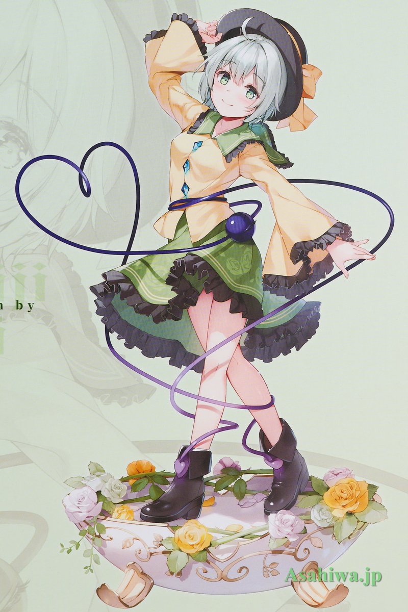 Asahiwajp's tweet photo. 無意識。アリスグリント 東方Project 1/7 古明地こいし illustration by 宮瀬まひろ よつばとフィギュアレビューhttps://t.co/bc1TaKzOuz https://t.co/lbyVu0Qnmy