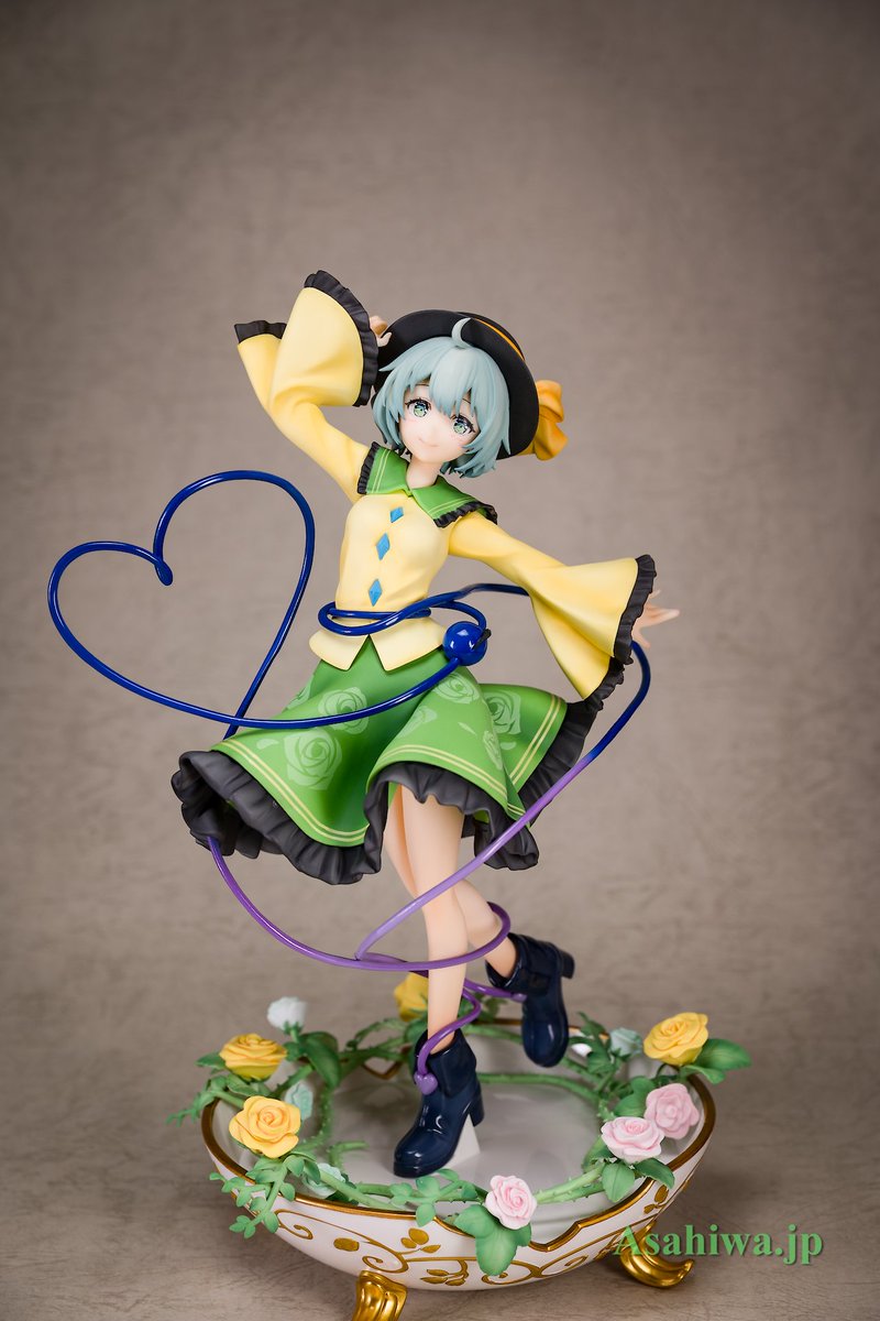 Asahiwajp's tweet photo. 無意識。アリスグリント 東方Project 1/7 古明地こいし illustration by 宮瀬まひろ よつばとフィギュアレビューhttps://t.co/bc1TaKzOuz https://t.co/lbyVu0Qnmy