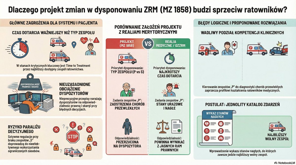 Stanowisko Zarządu Krajowego OZZRM w sprawie projektu rozporządzenia Ministra Zdrowia zmieniającego rozporządzenie w sprawie ramowych procedur obsługi zgłoszeń alarmowych i powiadomień o zdarzeniach przez dyspozytora medycznego (MZ 1858)

facebook.com/share/p/1Dcz5p…
<a href="/MZ_GOV_PL/">Ministerstwo Zdrowia</a>