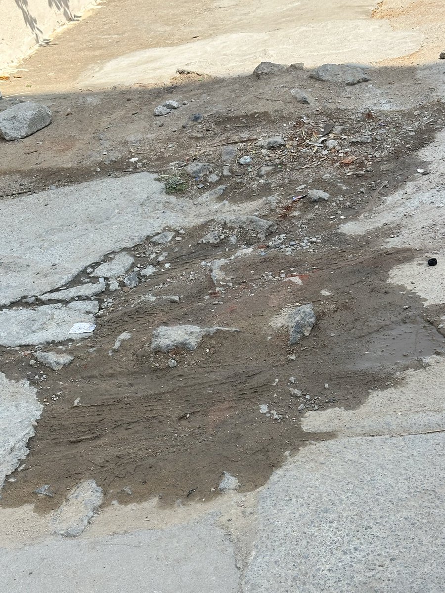 Kaleem18176946's tweet photo. @HMWSSBOnline @HMWS @hmwssbed  I have been informing the HMWS authorities about the patch works that has to be done as the roads were damaged for laying HMWS water line since 1year at Sri Krishna Nagar,Suraram..Requesting to take immediate action and complete the patch works https://t.co/gdhrxU56Be