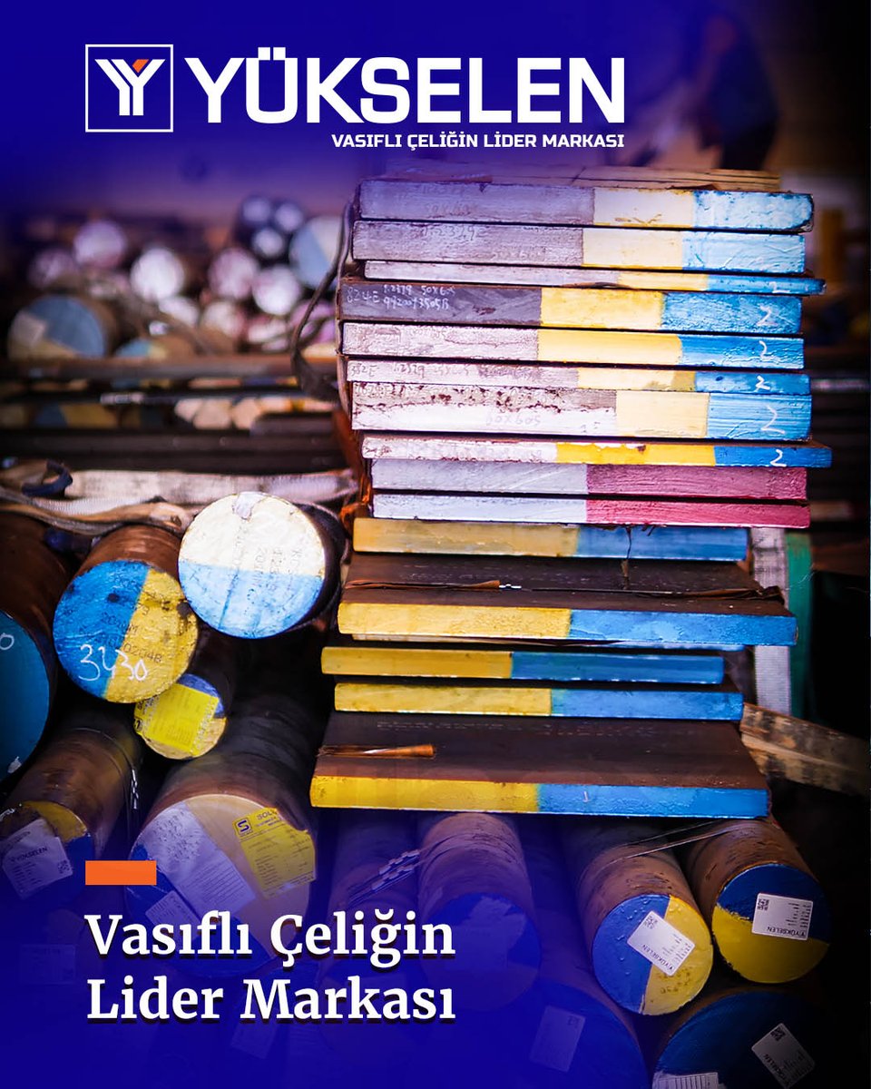 yukselencelikas's tweet photo. Takım Çeliği alanında pazar lideri YÜKSELEN’in stoklarında 23 bin ton civarında hazır stok bulunur. #YKSLN #çelikservismerkezi #specialsteel #vasıflıçelik #steelservicecenter https://t.co/ehveid5Mow